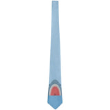 Cute Fun Shark Attack All Over Neck Tie