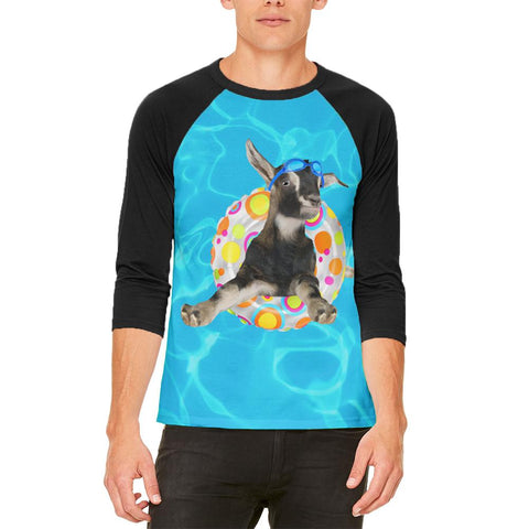 Whatever Floats Your Goat Boat Funny Mens Raglan T Shirt