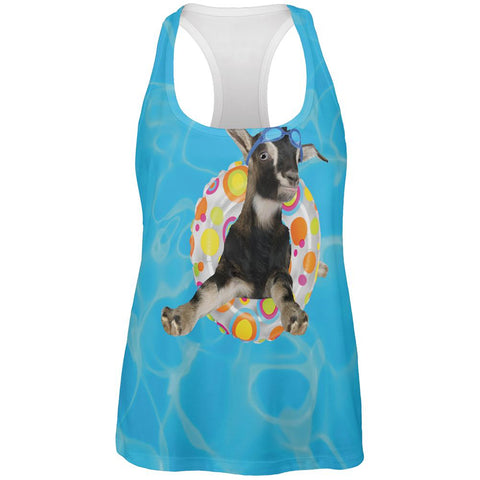 Whatever Floats Your Goat Boat Funny All Over Womens Work Out Tank Top