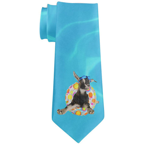 Whatever Floats Your Goat Boat Funny All Over Neck Tie