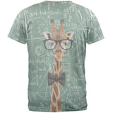 Giraffe Geek Math Formulas Mens T Shirt
