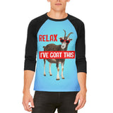 Relax I've Goat Got This Mens Raglan T Shirt