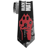 Black Labs Matter Funny Splatter All Over Neck Tie