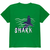 Summer Sun Shark Rising Waves Youth T Shirt