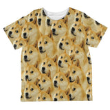 Doge Meme All Over Toddler T Shirt