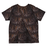 Halloween Bald Eagle Costume All Over Toddler T Shirt