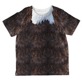 Halloween Bald Eagle Costume All Over Toddler T Shirt