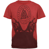 Huginn and Muninn Odin's Ravens Mens Ringer T Shirt