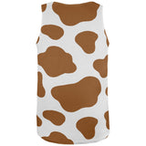 Halloween Costume Brown Spot Cow All Over Mens Tank Top