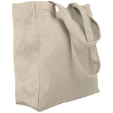 Summer Sun Striped Crab Nautical Canvas Tote Bag