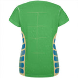 Halloween Green Tree Frog Costume All Over Womens T Shirt