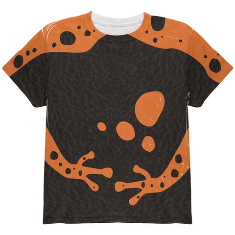 Orange Banded Poison Dart Frog Costume All Over Youth T Shirt