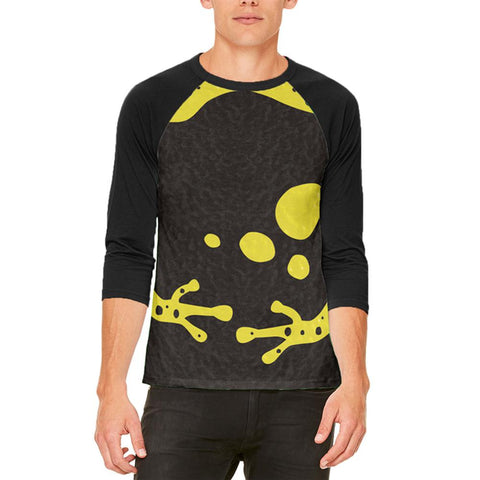 Yellow Banded Poison Dart Frog Costume Mens Raglan T Shirt