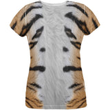 Halloween Tiger Costume All Over Womens T Shirt