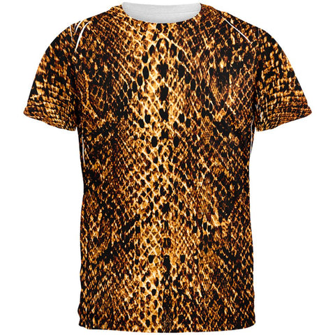 Halloween Desert Brown Snake Snakeskin Costume All Over Mens T Shirt