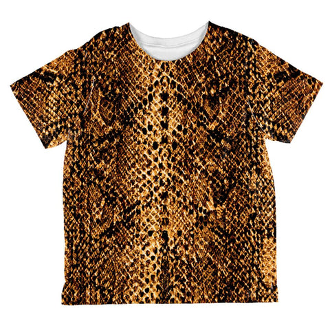 Halloween Desert Brown Snake Snakeskin Costume All Over Toddler T Shirt