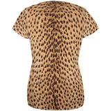 Halloween Cheetah Costume All Over Womens T Shirt