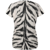 Halloween Costume White Siberian Tiger Costume All Over Womens T Shirt