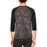 Halloween Bald Eagle Costume Mens Raglan T Shirt