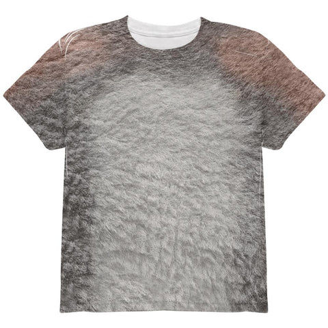 Halloween Ring-Tailed Lemur Costume All Over Youth T Shirt