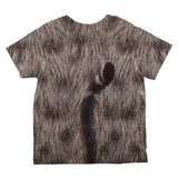 Halloween Grey Cat Costume All Over Toddler T Shirt