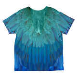 Halloween Costume Blue & Yellow Parrot Macaw Costume All Over Toddler T Shirt