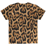 Halloween Leopard Print Costume All Over Youth T Shirt