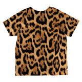 Halloween Leopard Print Costume All Over Toddler T Shirt