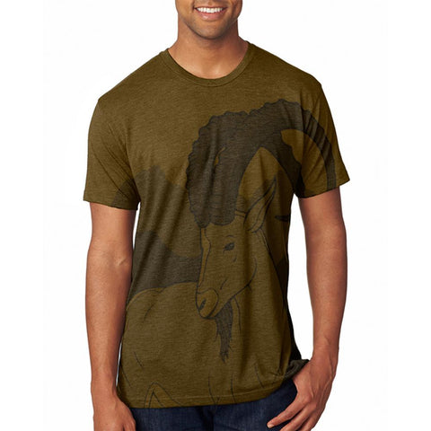 Ibex Goat Wild Mountains Men's Soft T-Shirt