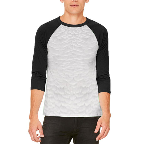 Halloween Cockatoo Parrot Costume Mens Raglan T Shirt