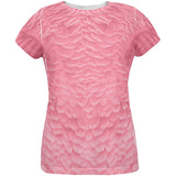 Halloween Pink Flamingo Costume All Over Womens T Shirt