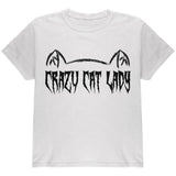 Halloween Crazy Cat Lady Youth T Shirt
