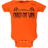 Halloween Crazy Cat Lady Soft Baby One Piece