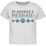 Halloween I'm Actually a Mermaid Toddler T Shirt