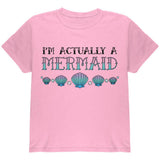 Halloween I'm Actually a Mermaid Youth T Shirt