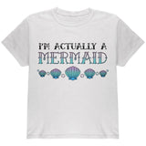 Halloween I'm Actually a Mermaid Youth T Shirt
