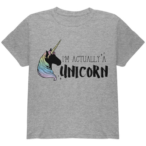 Halloween I'm Actually a Unicorn Youth T Shirt
