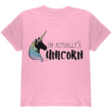 Halloween I'm Actually a Unicorn Youth T Shirt