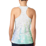 My Spirit Animal Narwhal Unicorn Of The Sea Pastel Juniors Burnout Racerback Tank Top