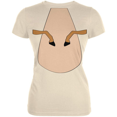 Halloween Horse Costume Palomino Tan Juniors Soft T Shirt