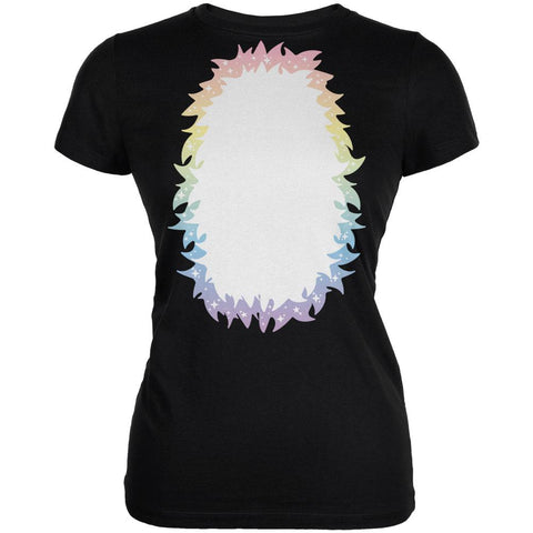 Halloween Unicorn Costume Rainbow Pony Juniors Soft T Shirt