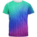 Halloween Chinese Celestial Dragon Scales Costume All Over Mens T Shirt