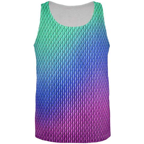 Halloween Chinese Celestial Dragon Scales Costume All Over Mens Tank Top front view