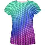 Halloween Chinese Celestial Dragon Scales Costume All Over Womens T Shirt front view