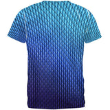 Halloween Blue Ice Dragon Scales Costume All Over Mens T Shirt
