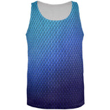 Halloween Blue Ice Dragon Scales Costume All Over Mens Tank Top
