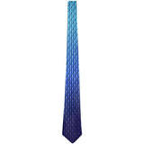 Halloween Blue Ice Dragon Scales Costume All Over Neck Tie