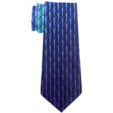 Halloween Blue Ice Dragon Scales Costume All Over Neck Tie