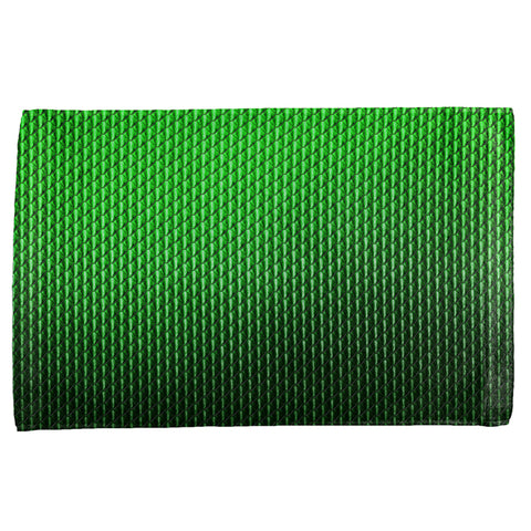 Halloween Green Earth Dragon Scales Costume All Over Hand Towel  front view