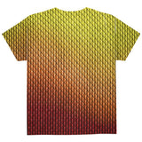 Halloween Red Fire Dragon Scales Costume All Over Youth T Shirt